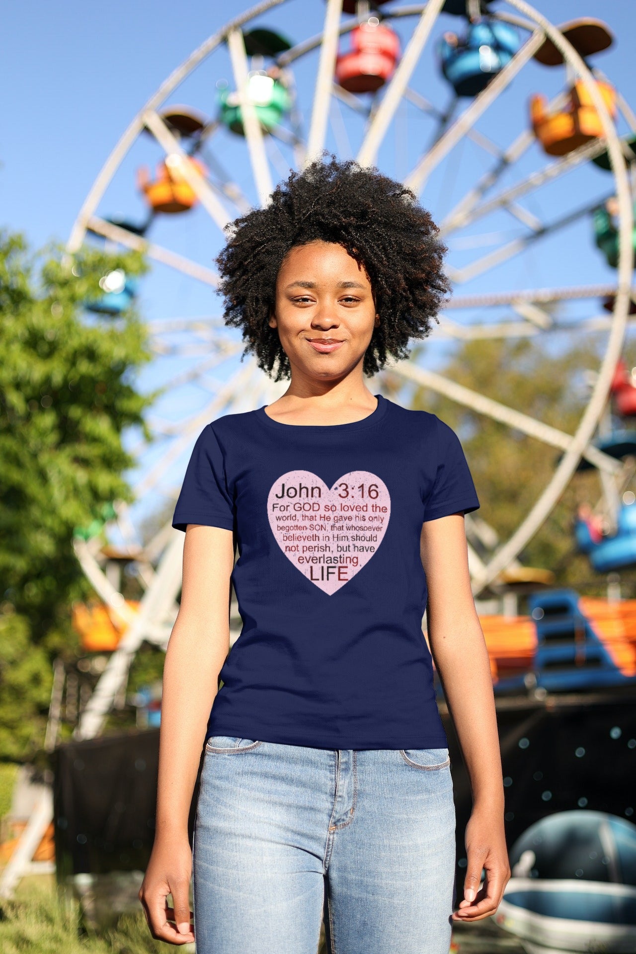 John 3:16 Heart Tee