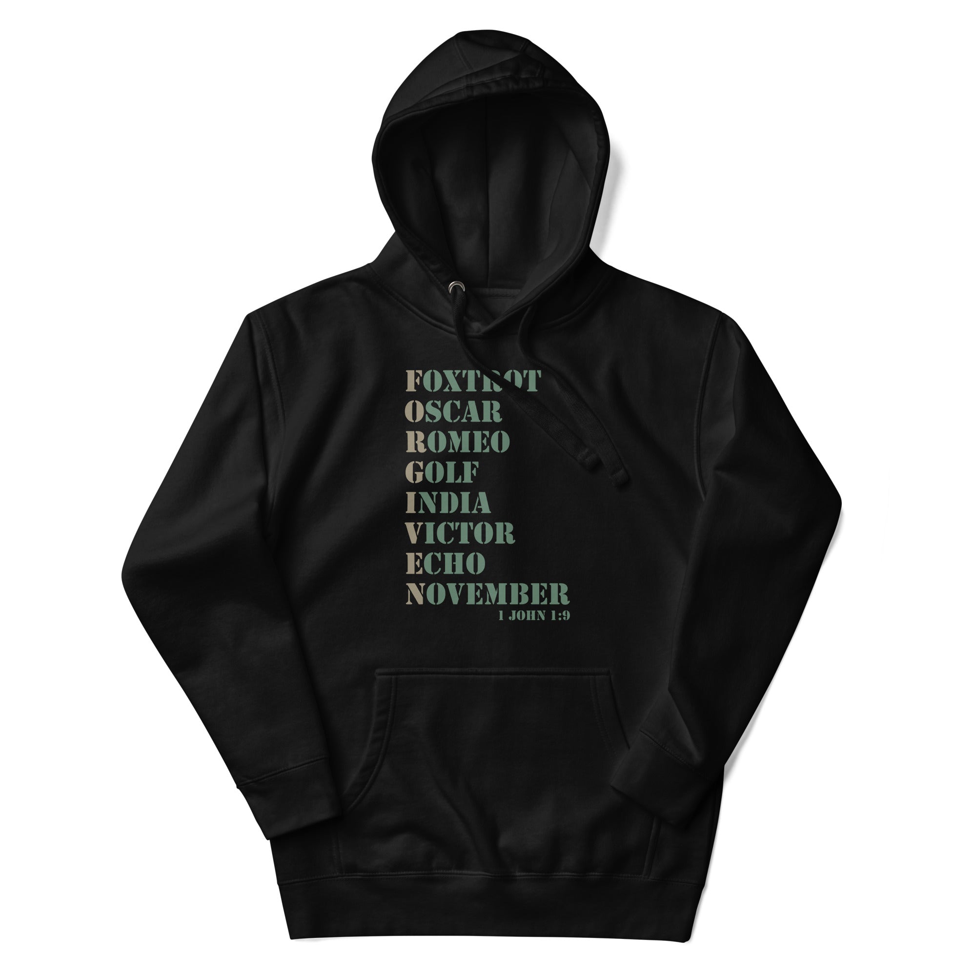 Forgiven Phonetic Alphabet Hoodie