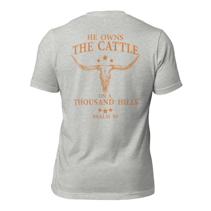 He owns the cattle on a thousand hills Tee