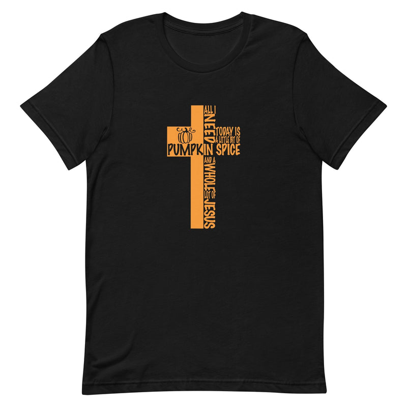 All I need is a little bit of pumpkin spice and a whole lot of Jesus Tee - Christian Clothing Company