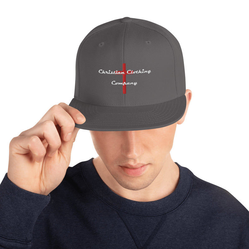 Christian Clothing Company Cross Structured Snapback Hat