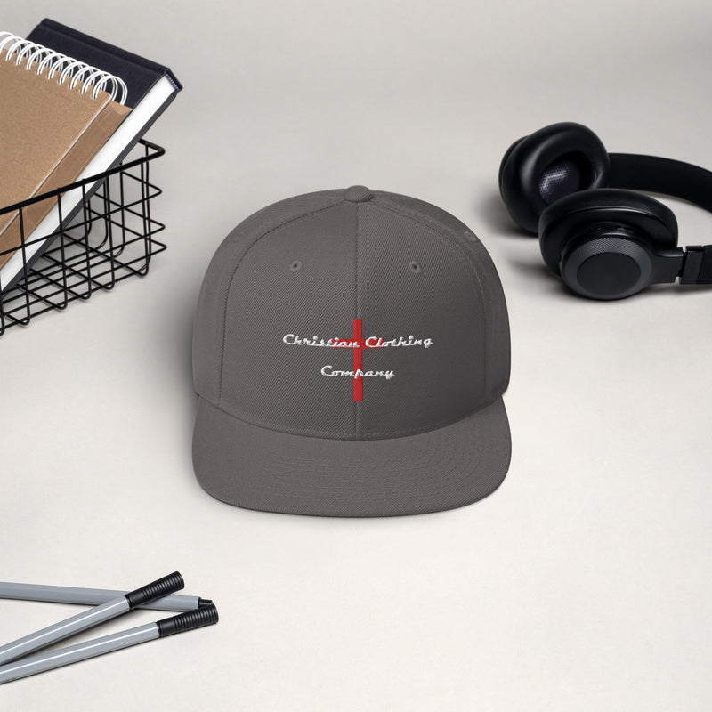 Christian Clothing Company Cross Structured Snapback Hat