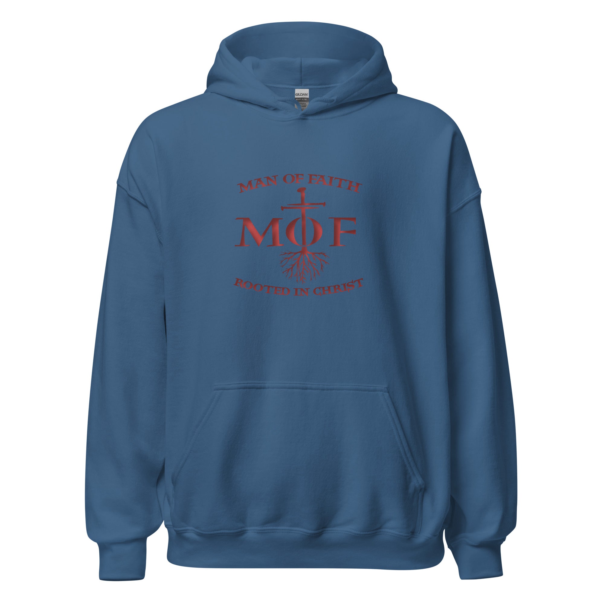 Man Of Faith Rooted In Christ Hoodie