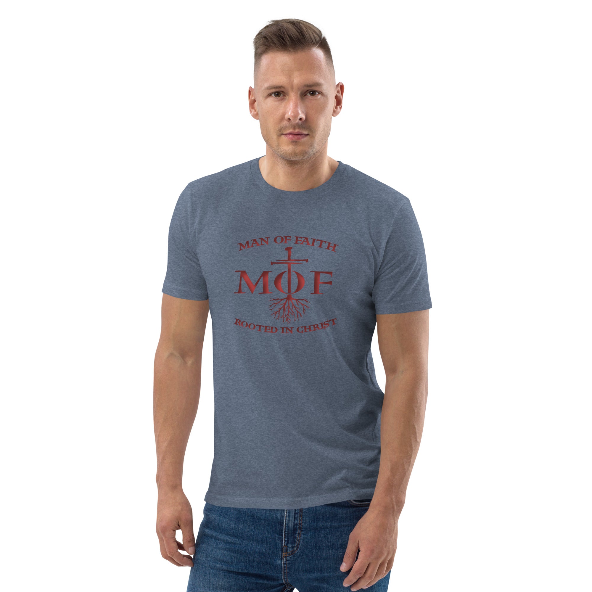 Man Of Faith Rooted In Christ Tee