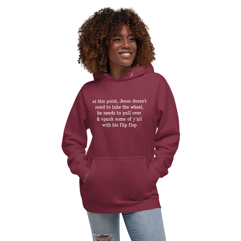 Jesus doesn't need to take the wheel Hoodie
