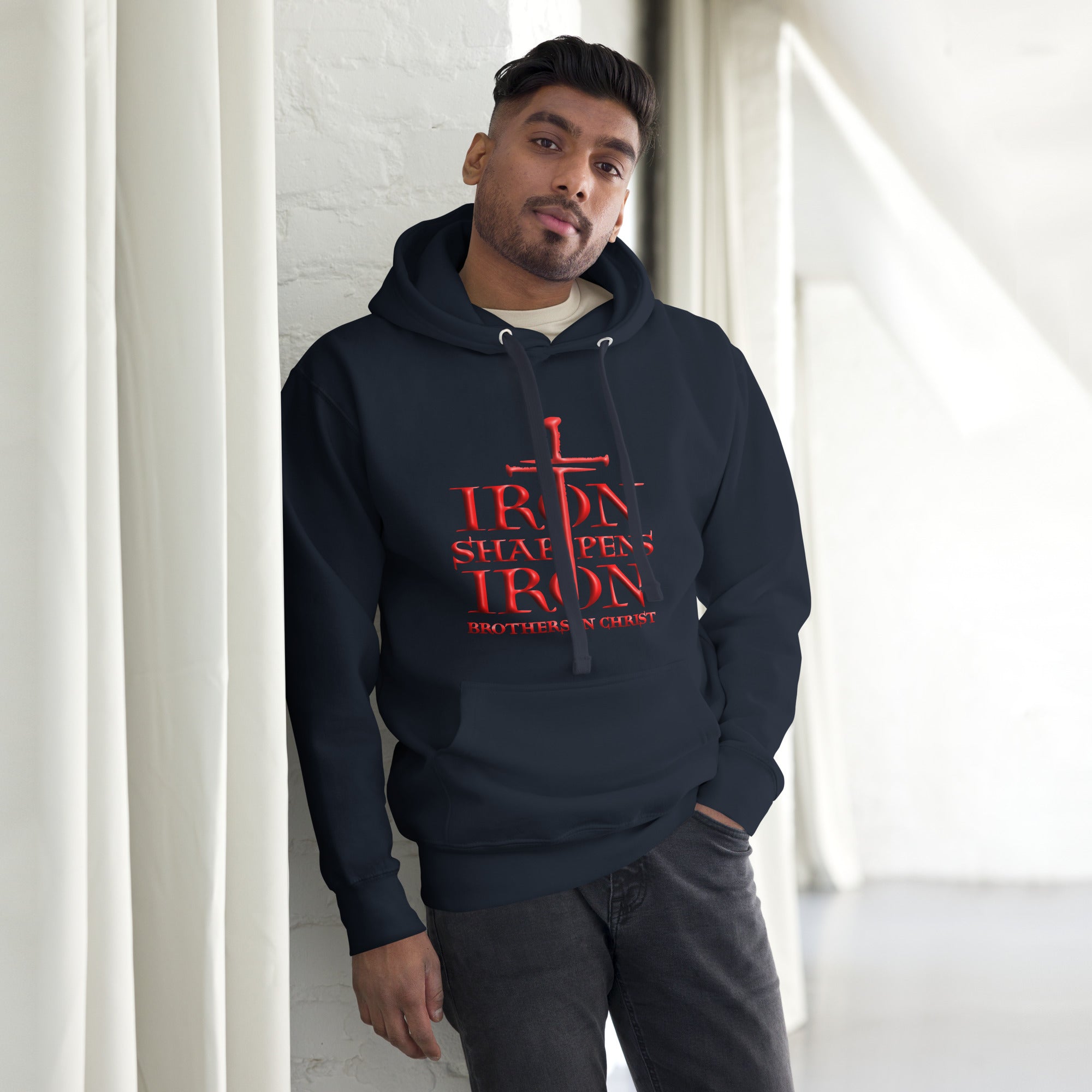 Iron sharpens Iron Brothers in Christ Hoodie