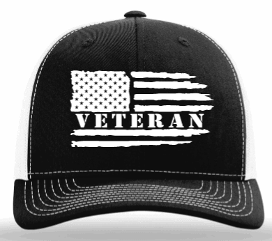Veteran Distressed Flag Hat - Christian Clothing Company
